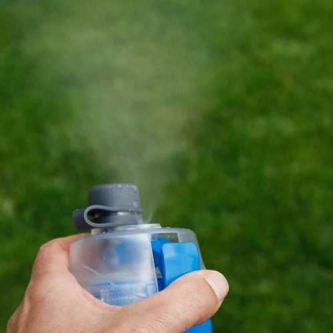 Cantimplora con vaporizador Azul