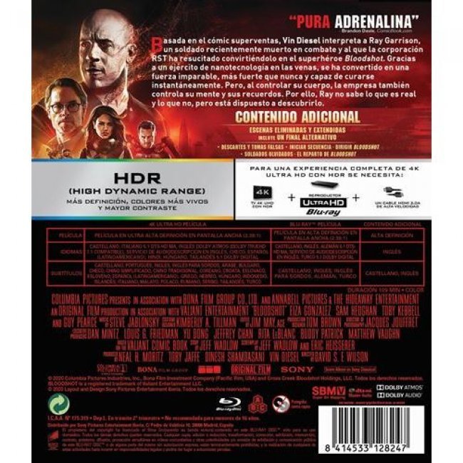 Bloodshot - UHD + Blu-ray