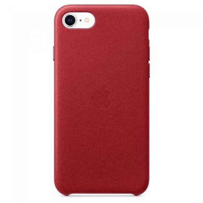 Funda de piel Apple (PRODUCT)RED para iPhone SE (2ª Gen.)