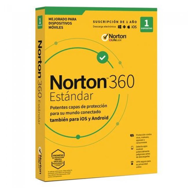 Norton 360 Estándar 1 dispositivo 1 año