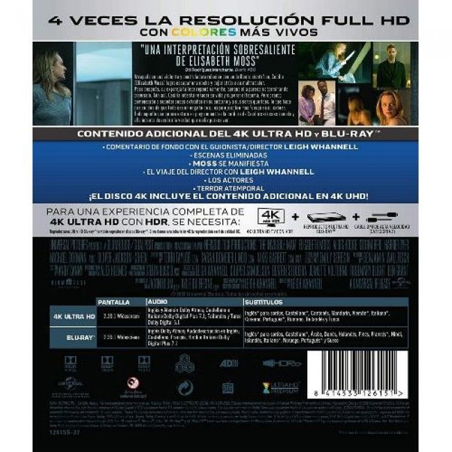 El Hombre Invisible - UHD + Blu-ray