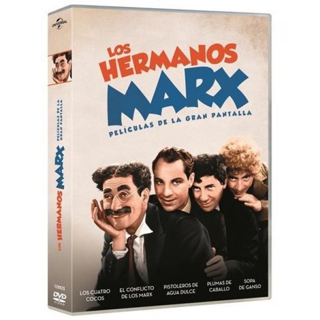 Pack Los Hermanos Marx 5 películas + Libreto - DVD