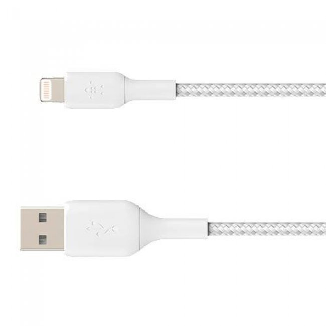Cable Belkin Boost Charge Lightning a USB-A Blanco 15 cm