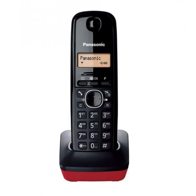 Teléfono Inalámbrico Panasonic Dect KX-TGB610SPR Negro/Rojo