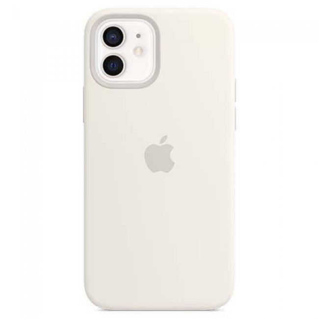 Funda de silicona Apple con MagSafe Blanco para iPhone 12/12 Pro