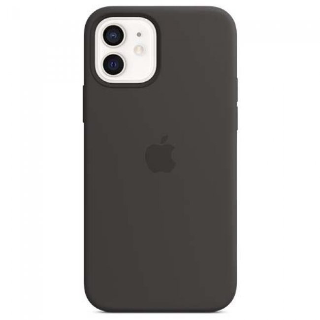 Funda de silicona Apple Negro para iPhone 12