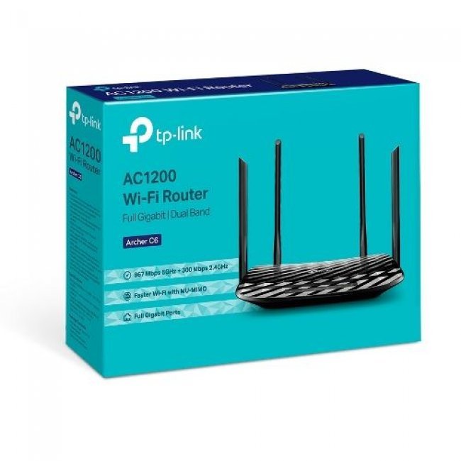 Router Tp-Link Archer C6 Dual Band Negro 5G