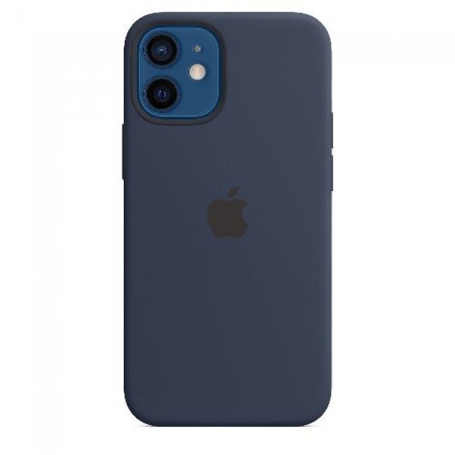 Funda de silicona con MagSafe Apple Azul marino intenso para el iPhone 12 mini