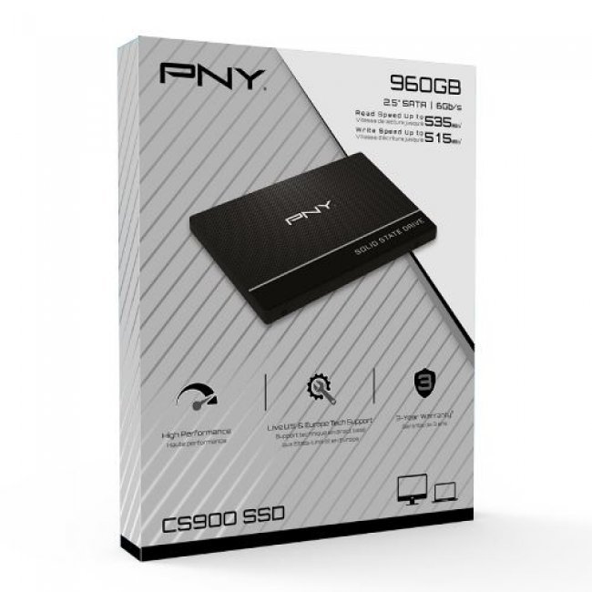Disco duro SSD PNY CS900 960GB