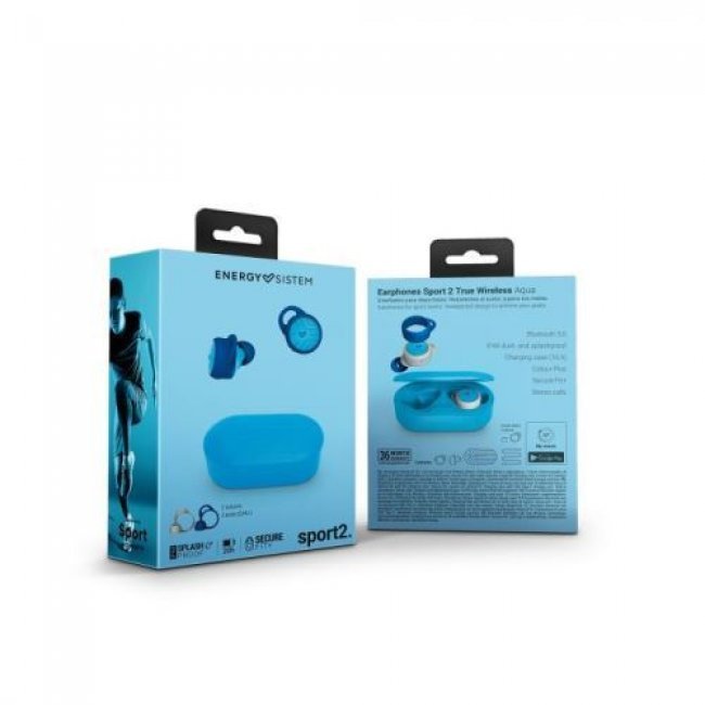 Auriculares Deportivos Energy Sistem Sport 2 True Wireless Azul