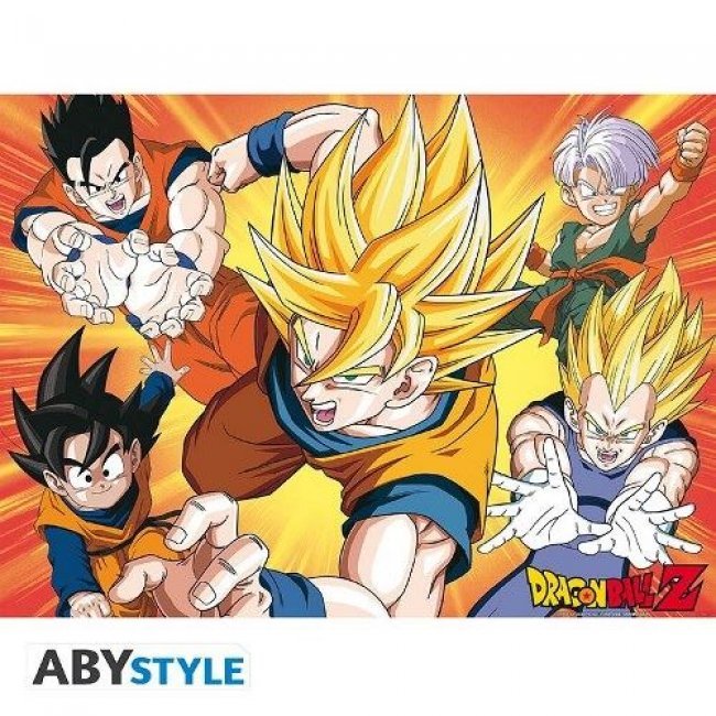 Set 2 posters Dragon Ball - Saiyans 