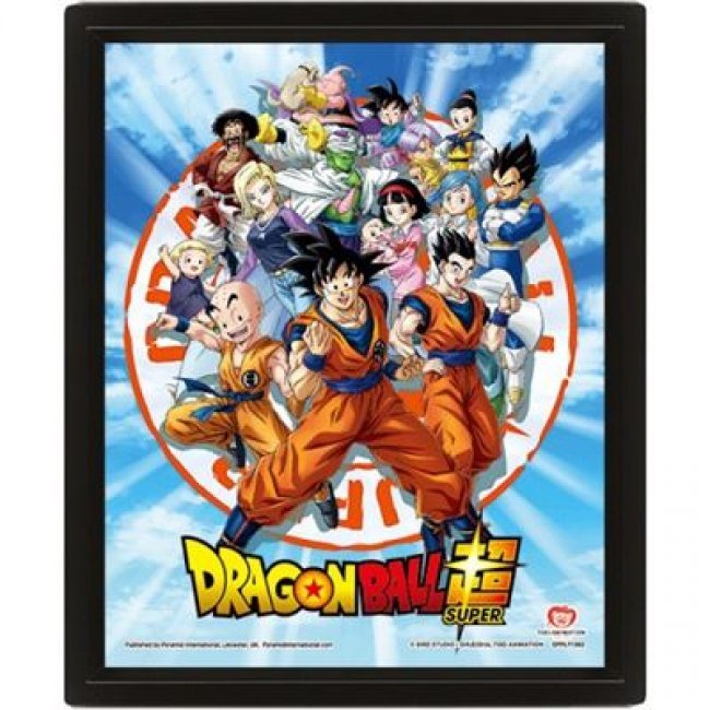 Cuadro 3D Dragon Ball - Goku & The Z Fighters