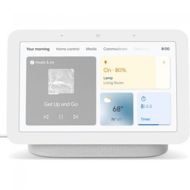 Altavoz con Pantalla Wi-Fi  Inteligente Google Nest Hub 2ª Generación Tiza