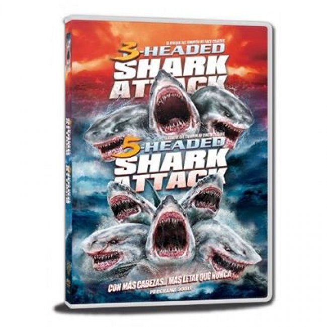 3-Headed Shark Attack + 5-Headed Shark Attack - DVD