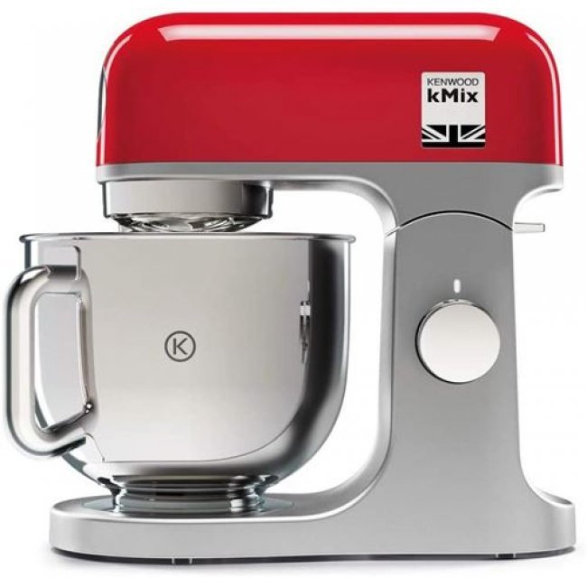 Robot de cocina - Kenwood kMix KMX750RD, Amasadora de repostería, 1000 W, Bol de 5L, Rojo