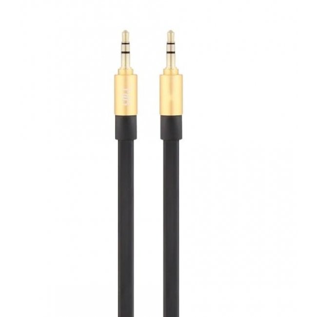 Cable T'nB jack 3.5 mm Negro/Oro 1,1 m