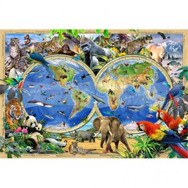 PUZZLE L ANIMAL KINGDOM MAP 06