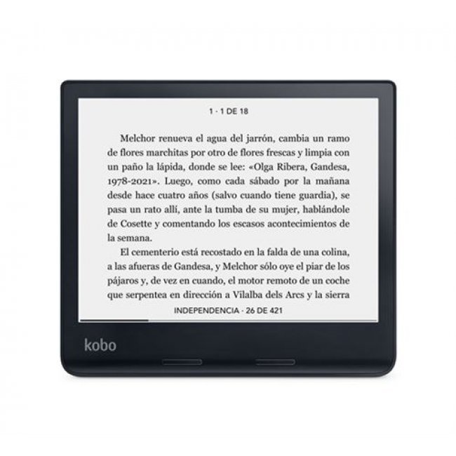Libro electrónico E-Reader Kobo Sage 8'' Negro