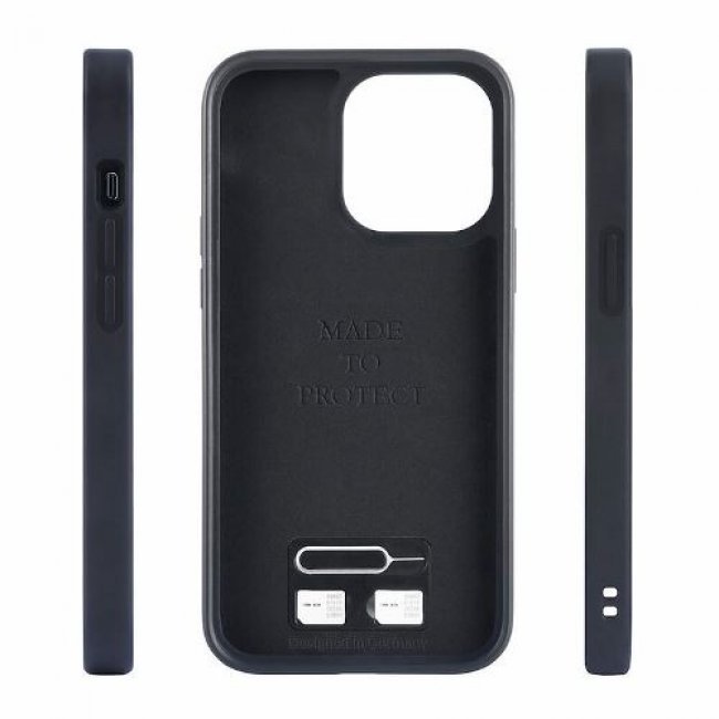 Funda Wood Bumper MagSafe Gris Camuflaje para iPhone 13 Pro Max