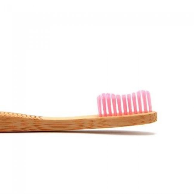 Cepillo de dientes de Bambú Brushboo Rosa Dureza media