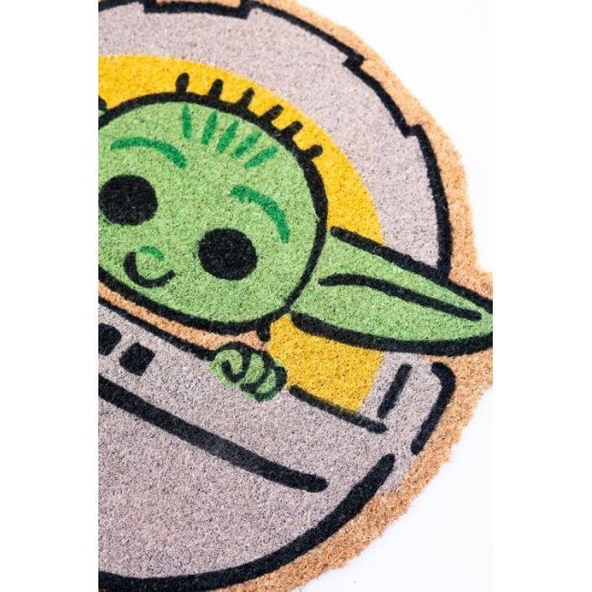 Felpudo Star Wars The Mandalorian Baby Yoda troquelado