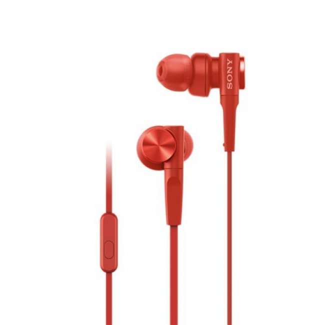 Auriculares Sony MDR-XB55AP Rojo