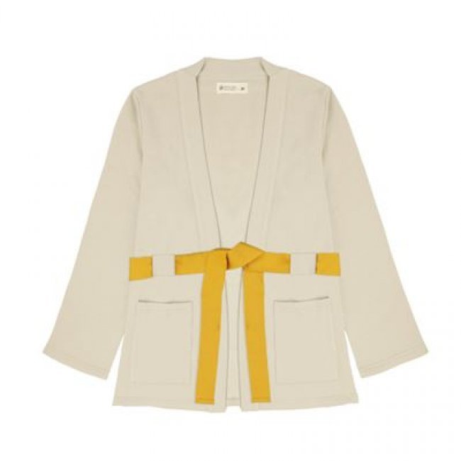 Chaqueta Kimono algodón Beige - Talla M