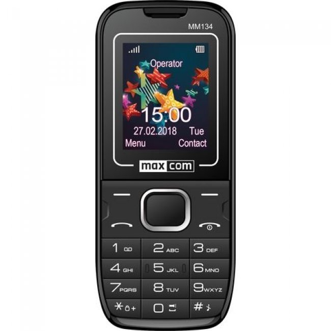 Teléfono móvil Maxcom MM135 Negro