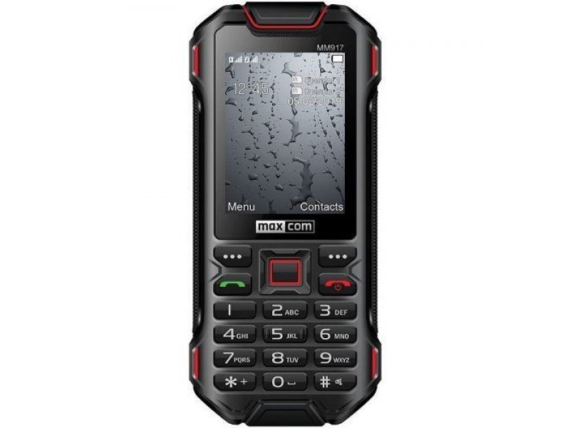 Teléfono móvil Maxcom MM917 Negro rugerizado