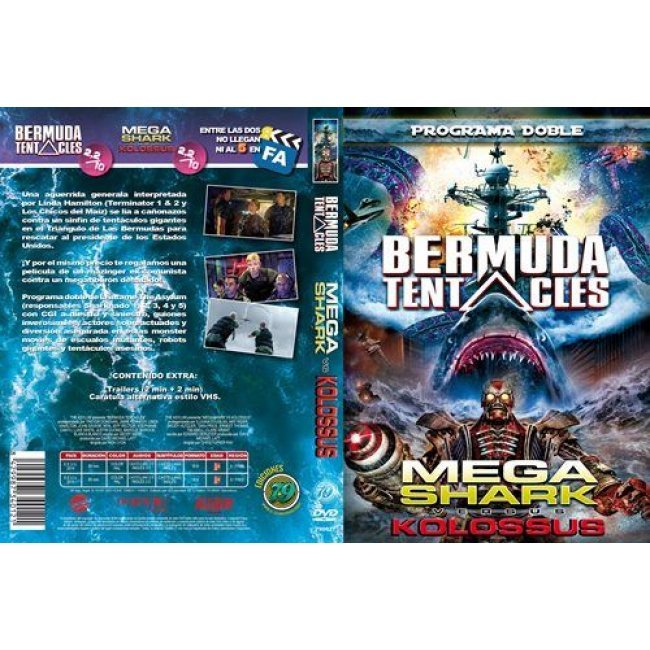 Pack Bermuda Tentacles + Megashark Vs Colossus - DVD