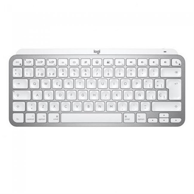 Teclado inalámbrico Logitech MX Keys Mini Gris pálido para Mac
