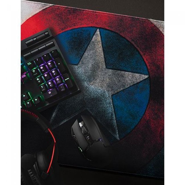 Alfombrilla para ordenador Erik XL Capitán América Escudo