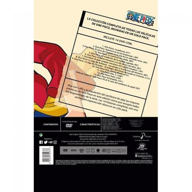 DVD-PACK ONE PIECE LAS PEL(COMPLETA