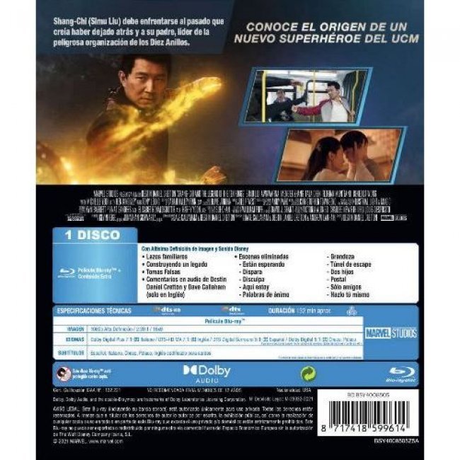 Shang-Chi y La Leyenda de los Diez Anillos - Blu-ray