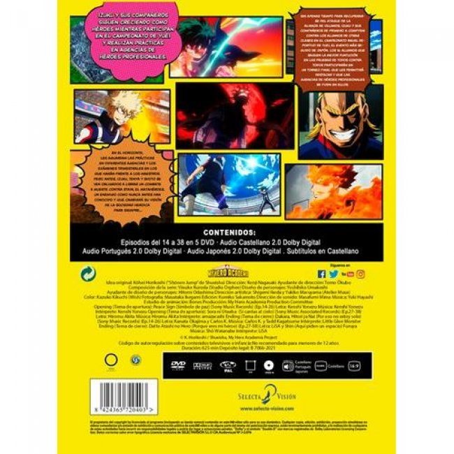 My Hero Academia Temporada 2 Ep. 14-38 - DVD