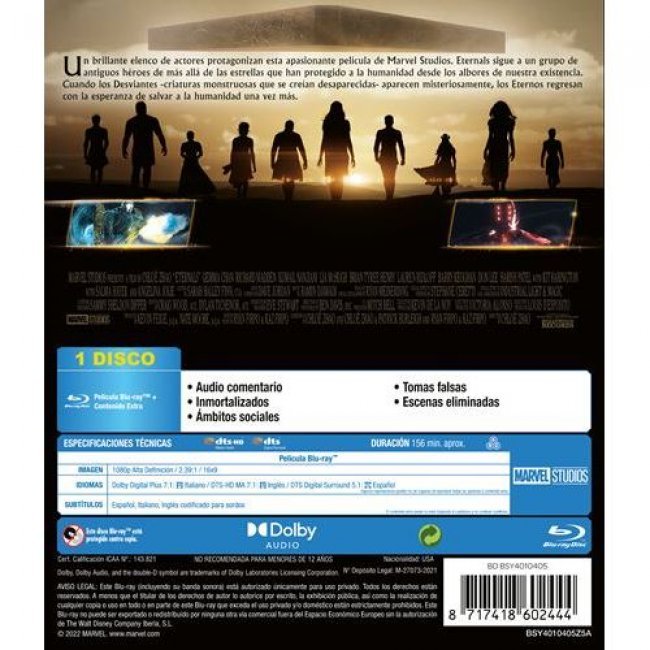 Eternals - Blu-Ray