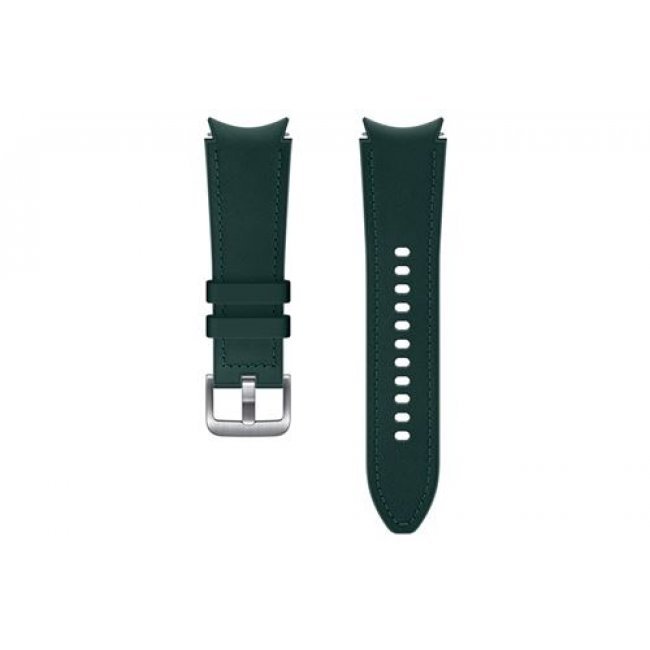 Correa de piel Samsung Hybrid Leather Verde para Galaxy Watch 4 / 4 Classic - Talla S/M