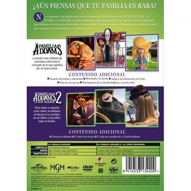 La familia Addams Pack 1+2 - DVD