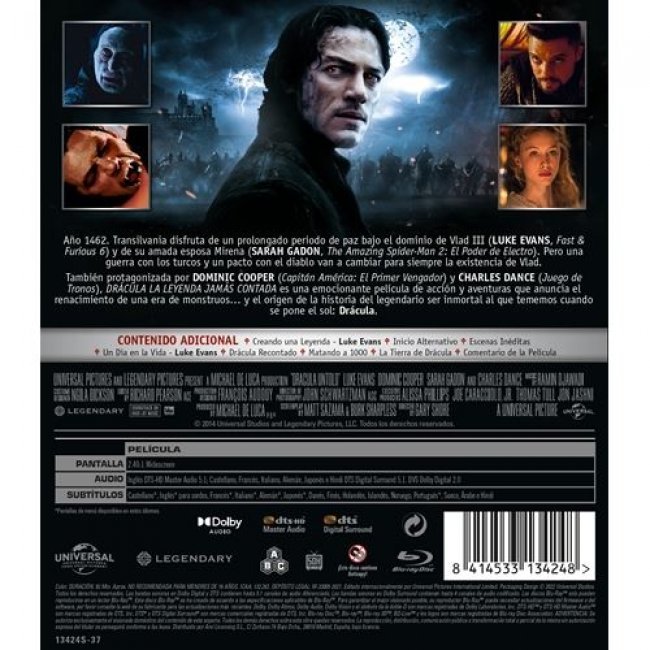 Drácula: La leyenda jamás contada Ed. 2022 - Blu-ray