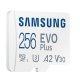 Tarjeta de memoria microSD Samsung EVO Plus 256GB  C10UHS + Adaptador SIM