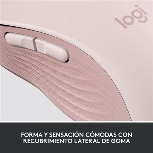 Ratón inalámbrico Logitech Signature M650 M Rosa
