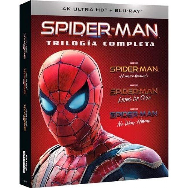 Spider-Man Tom Holland Pack 1-3 - UHD + Blu-ray