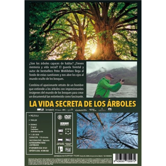 La vida secreta de los árboles - DVD