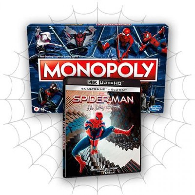 Pack Premium Spider-Man: No Way Home  - UHD + Monopoly Marvel Spiderman -  Exclusiva Fnac