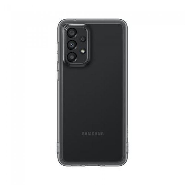 Funda Samsung Soft Clear Negro para Galaxy A33 5G