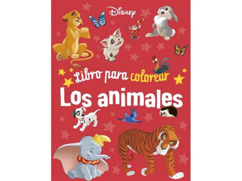 Los animales-disney-libro para colorear
