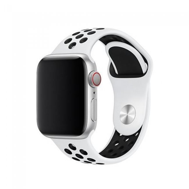 Correa 4-ok Silicon Sport Blanco para Apple Watch 38/40 mm