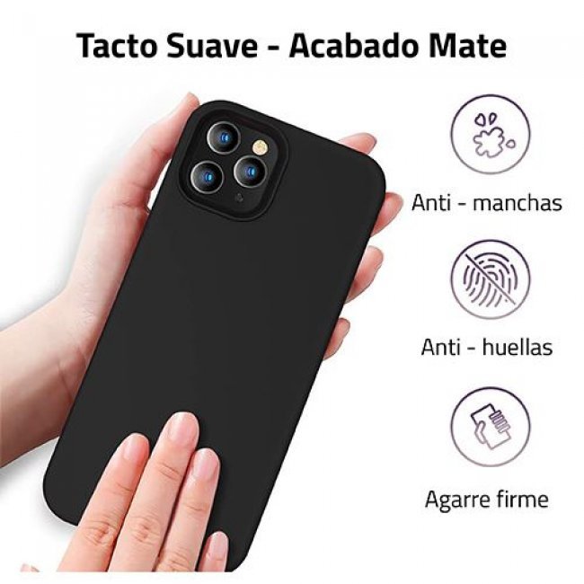 Funda Icoveri Slim Negro para Xiaomi Redmi Note 11