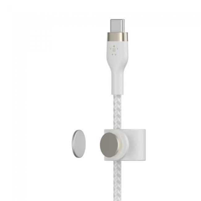 Cable Belkin Boost Charge Pro Flex USB-C Lightning Blanco 2 m