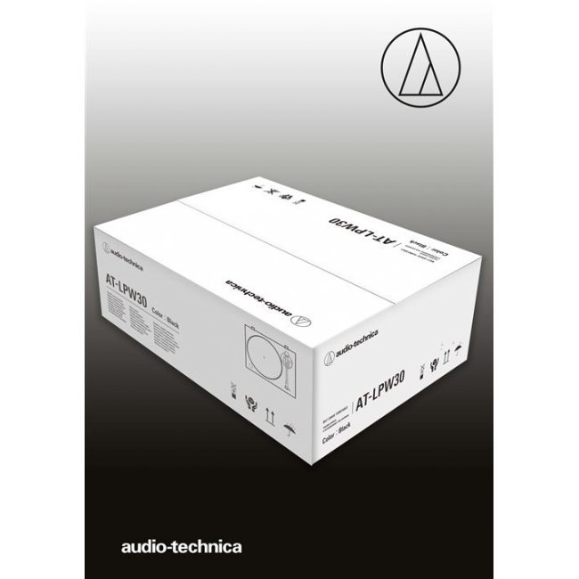 Tocadiscos Audio Technica AT-LPW30BK Negro